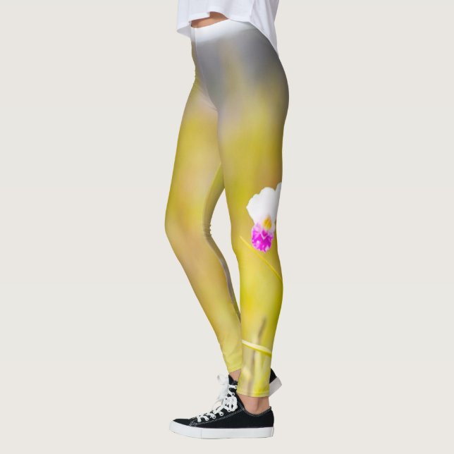 Hawaii Tropical Orchid Volcanoes National Park Leggings (Left)