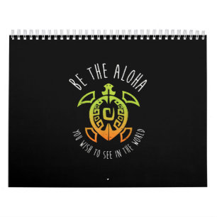 Hawaii Turtle Aloha Calendar