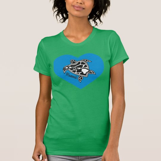 Hawaii Turtle and Hawaii Islands T-Shirt