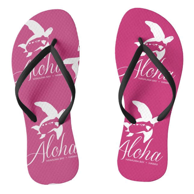 Hawaii Turtle Flip Flops (Footbed)