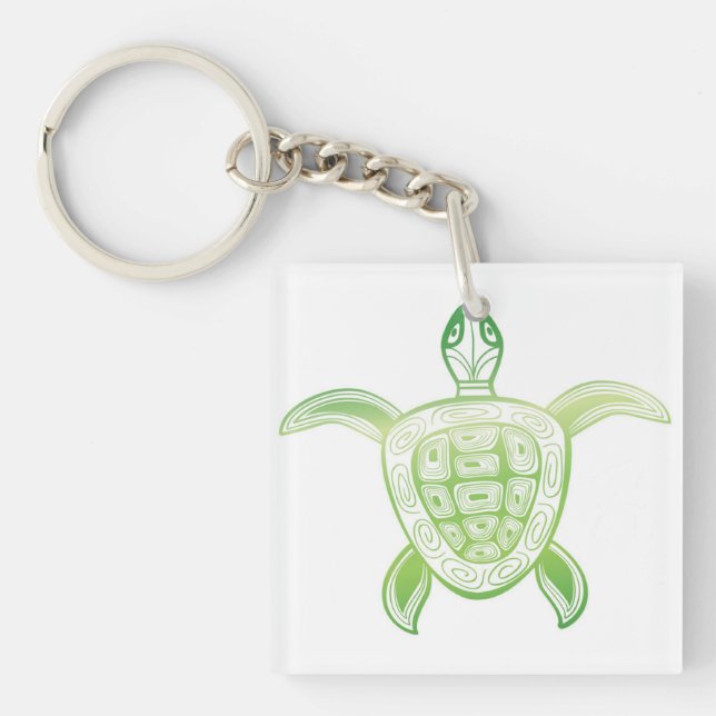 Hawaii Turtle Keychain (Front)