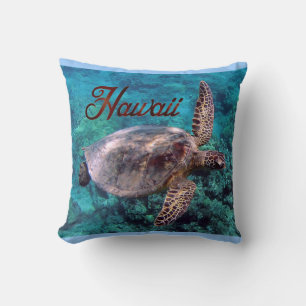 Hawaii Turtle Pillow