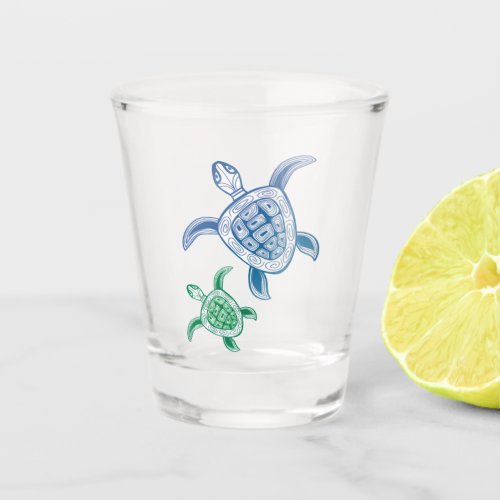 Hawaii Turtle Shot glass