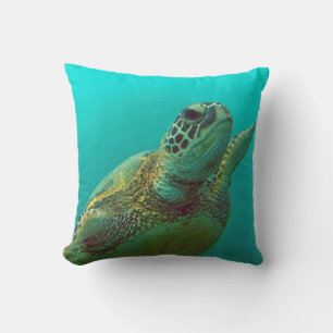 Hawaii Turtle Throw Pillow