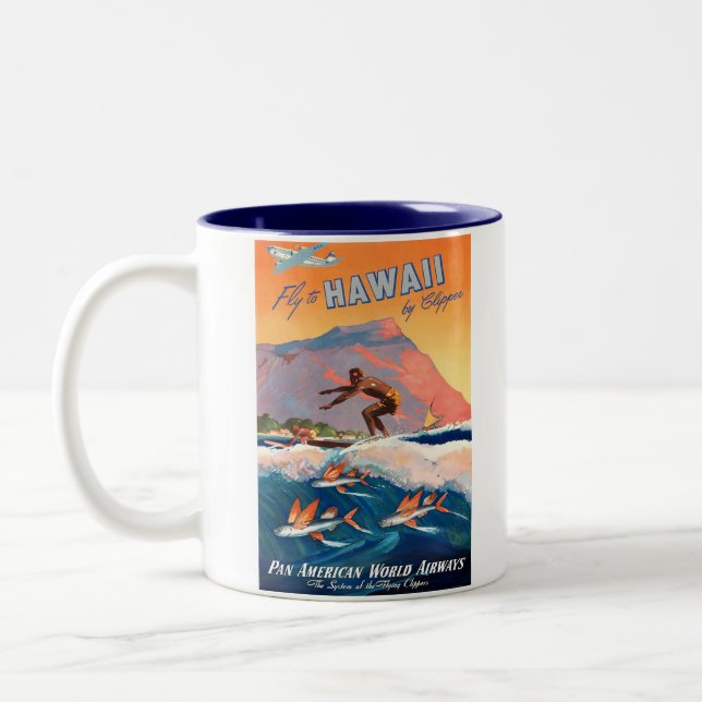 HAWAII  Two-Tone COFFEE MUG (Left)