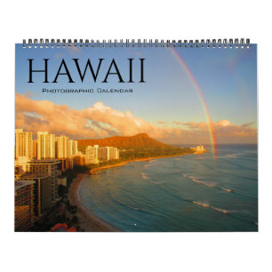 hawaii usa 2026 large calendar