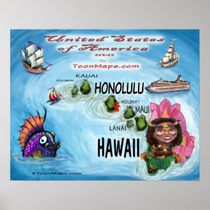 Hawaii USA Poster