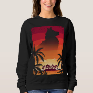 Hawaii Vacation Border Collie  Border Collie Sweatshirt