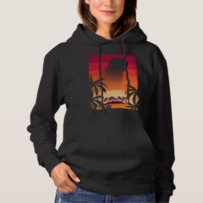 Hawaii Vacation  Old English Sheepdog Hoodie