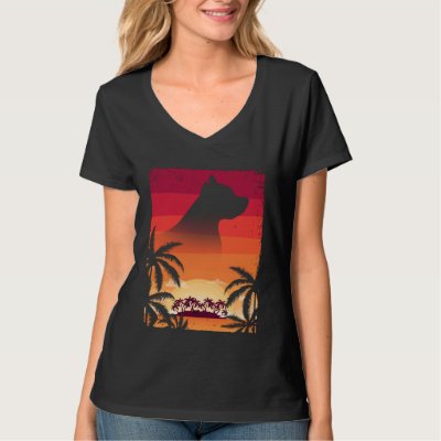 Hawaii Vacation  Staffordshire Bull Terrier T-Shirt