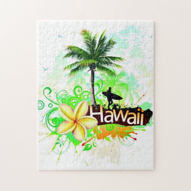 Hawaii Vacation Travel Souvenir Jigsaw Puzzle (Vertical)