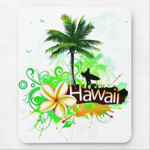 Hawaii Vacation Travel Souvenir Mouse Pad