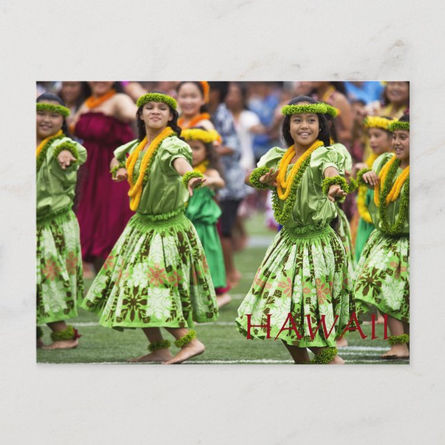 Hawaii Vintage Tourism Travel Add Postcard (Front)