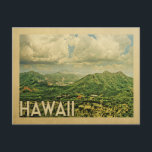 Hawaii Vintage Travel Postcards<br><div class="desc">Hawaii postcards featuring a wonderfully lush vintage hawaiian scene. Retro mid-century style.</div>