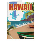 Hawaii vintage travel poster (Front)