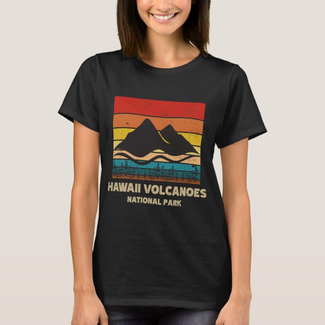 Hawaii Volcanoes In National Park T-Shirt (Front)