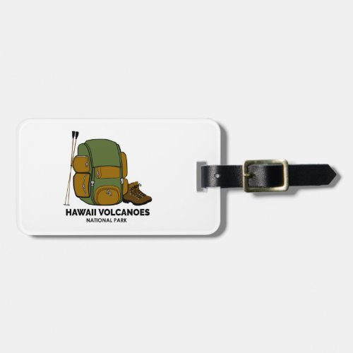 Hawaii Volcanoes National Park Backpack Luggage Tag