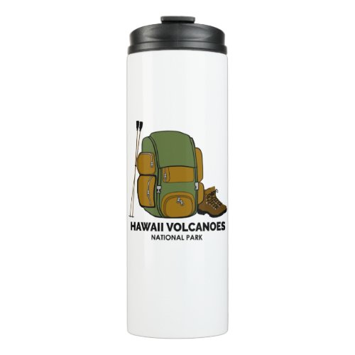 Hawaii Volcanoes National Park Backpack Thermal Tumbler