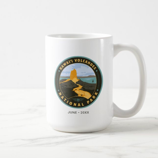 Hawaii Volcanoes National Park Coffee Mug (Right)