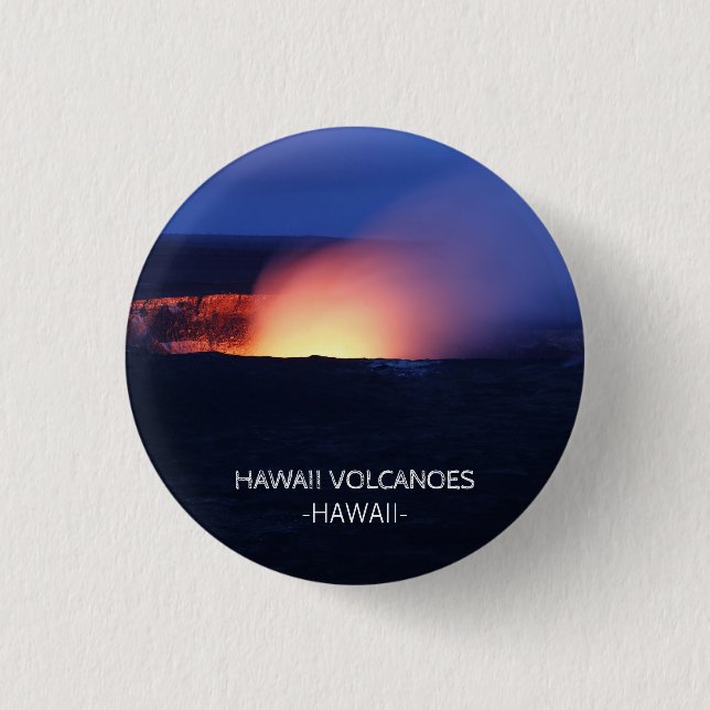 Hawaii Volcanoes National Park Hawaii bucket list Button (Front)