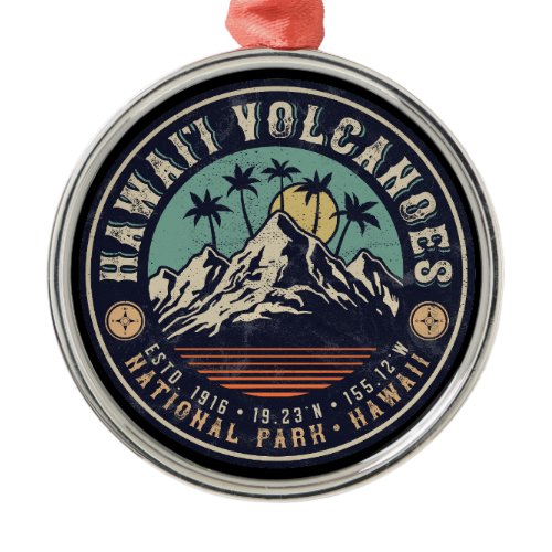 Hawaii Volcanoes National Park Islands Metal Ornament