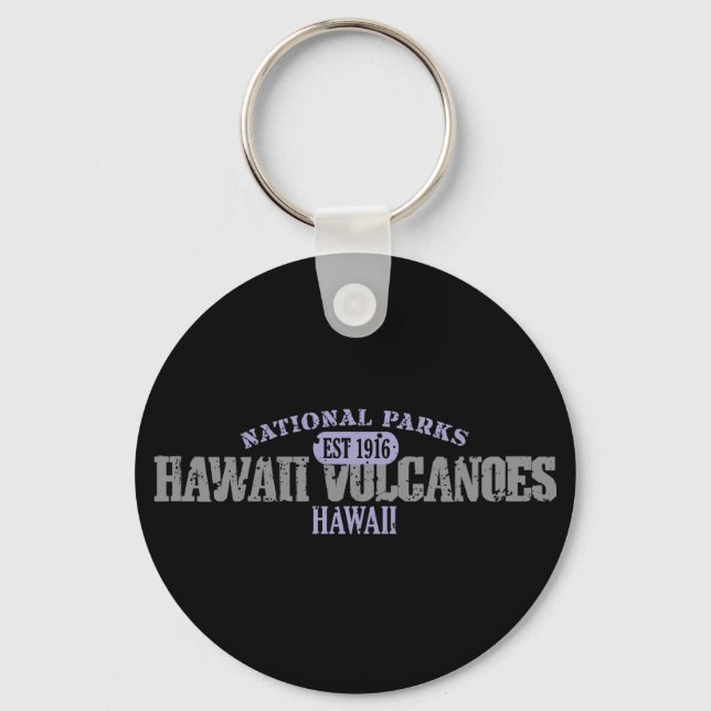 Hawaii Volcanoes National Park Keychain (Front)
