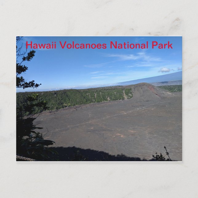 Hawaii Volcanoes National Park Kilauea Iki Postcard (Front)