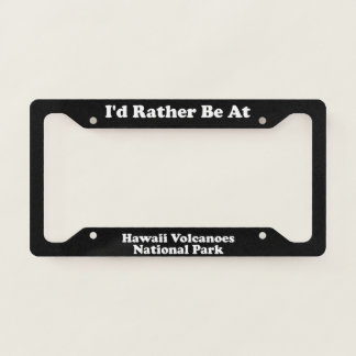 Hawaii Volcanoes National Park - LPF License Plate Frame