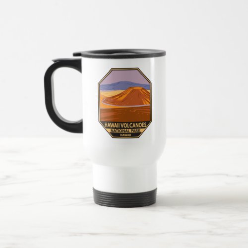 Hawaii Volcanoes National Park Mauna Kea Vintage  Travel Mug