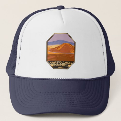 Hawaii Volcanoes National Park Mauna Kea Vintage Trucker Hat
