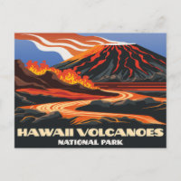 Hawaii Volcanoes National Park Mauna Loa Vintage