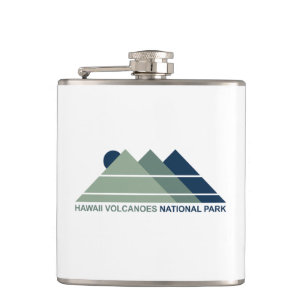 Hawaii Volcanoes National Park Mountain Sun Flask