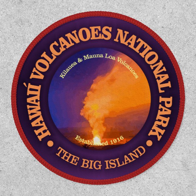 Hawaii Volcanoes National Park Patch (Front)