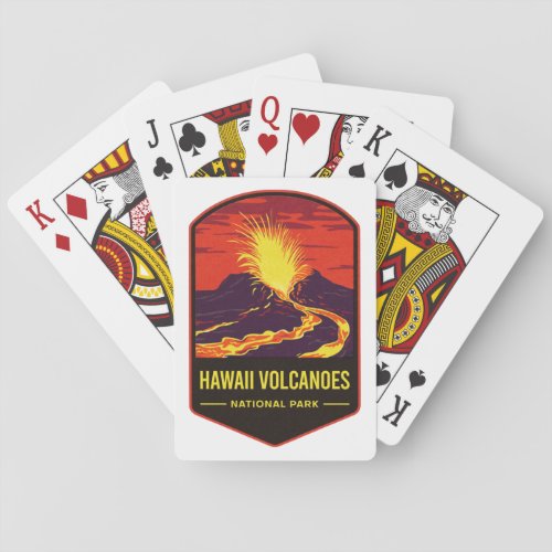 Hawaii Volcanoes National Park Playing Cards