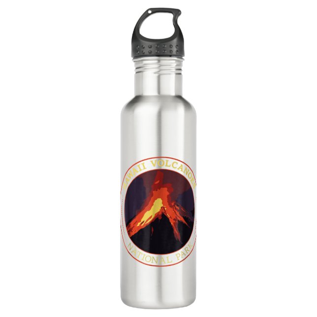 Hawaii Volcanoes National Park T-Shirt  Camping Hi Stainless Steel Water Bottle (Front)