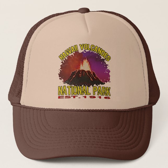 Hawaii Volcanoes National Park Trucker Hat (Front)