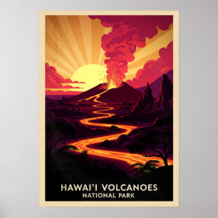 Hawaii Volcanoes National Park V03 Poster