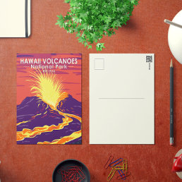 Hawaii Volcanoes National Park Vintage Postcard