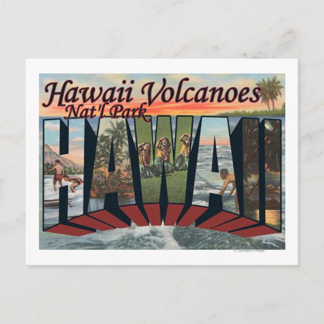 Hawaii Volcanoes Nat'l Park, Hawaii Postcard (Front)