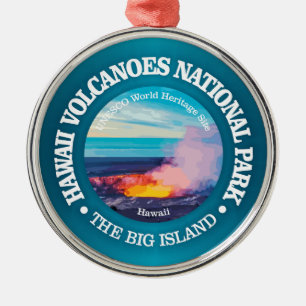 Hawaii Volcanoes NP2 Metal Ornament