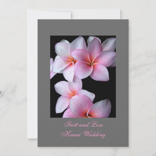 Hawaii Wedding Announcement