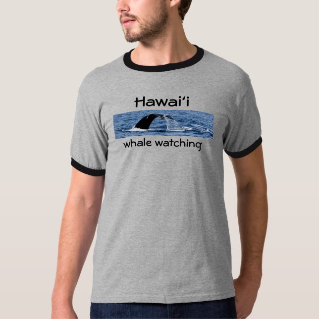 Hawaii Whale Watching T-Shirt (Front)