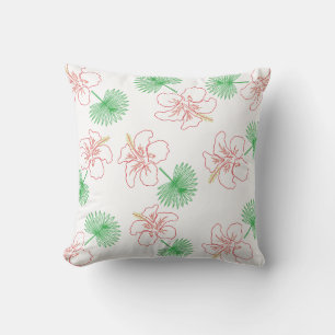 Hawaiian 02 throw pillow