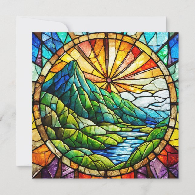 Hawaiian aloha art card blank back (Front)