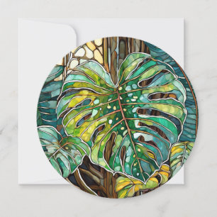 Hawaiian aloha art card blank back