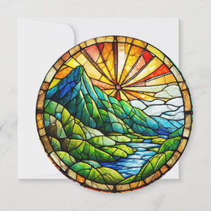 Hawaiian aloha art card blank back