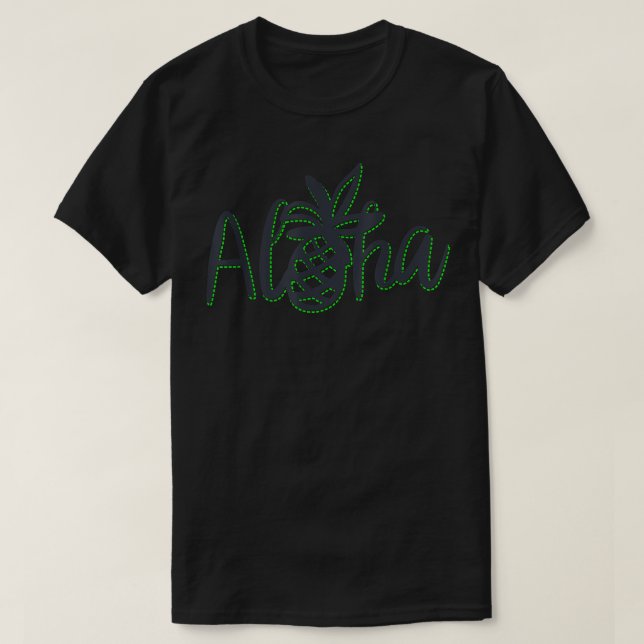 Hawaiian  Aloha Hawaii Tropical Beach Luau Party  T-Shirt (Design Front)