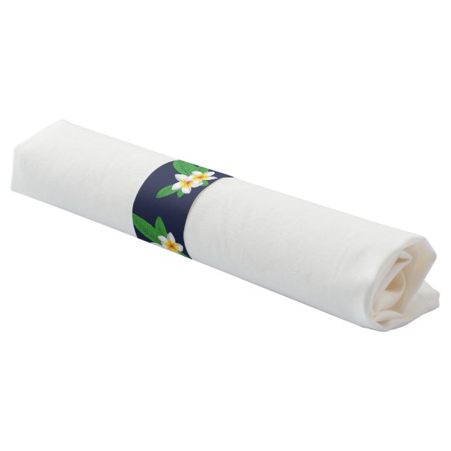 Hawaiian Aloha Luau Birthday Party Napkin Bands (Angled)