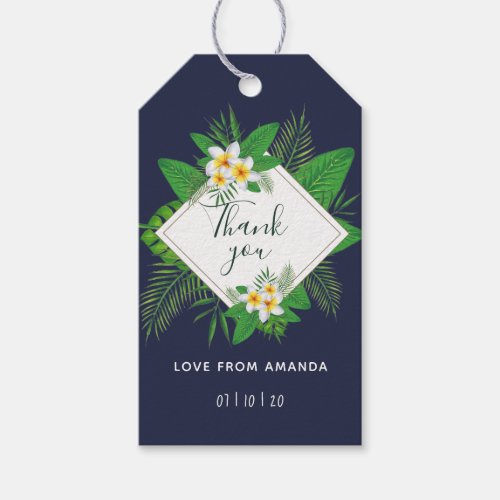 Hawaiian Aloha Luau Party Guest Favor Gift Tags