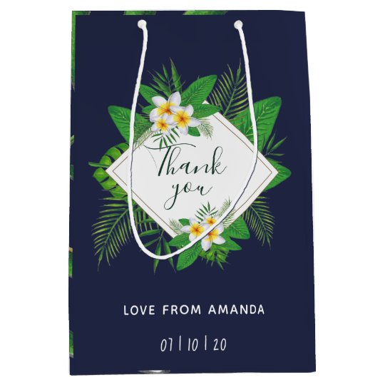 Hawaiian Aloha Luau Party Guest Favor Medium Gift Bag